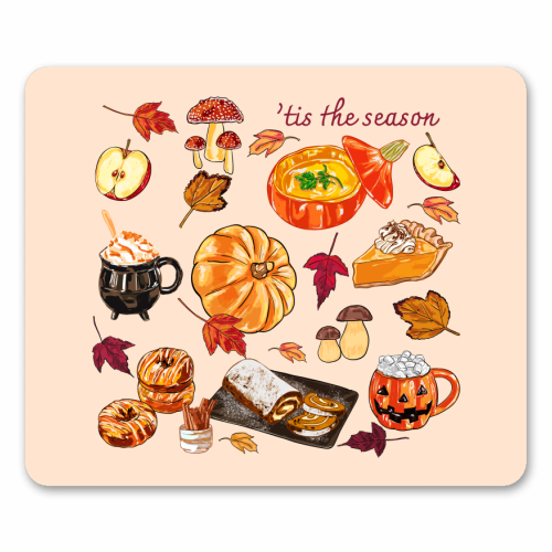 'Tis The Season Cozy Autumn - mouse mat by EZbie