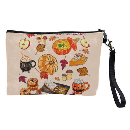 'Tis The Season Cozy Autumn - pretty makeup bag by EZbie