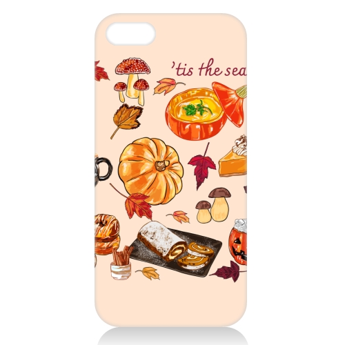 'Tis The Season Cozy Autumn - unique phone case by EZbie