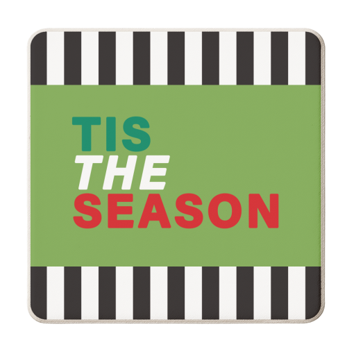 Tis the season - personalised beer coaster by The Boy and the Bear