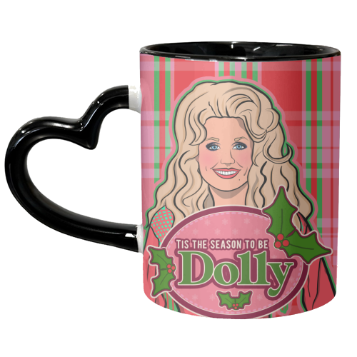 Tis the season to be Dolly - unique mug by Niomi Fogden