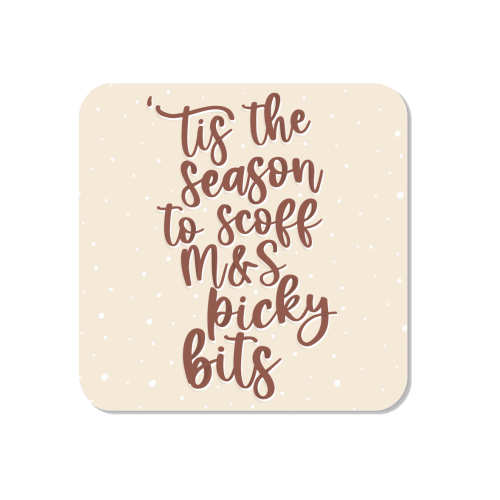 'Tis the Season to Scoff M&S Picky Bits - Magnet by Pink and Pip