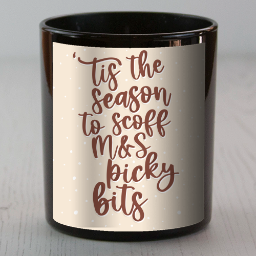 'Tis the Season to Scoff M&S Picky Bits - scented candle by Pink and Pip