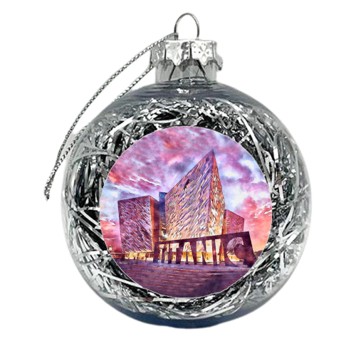 TITANIC MUSEUM AT DUSK - xmas bauble by AP