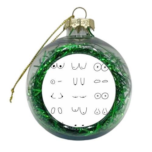 Titties or tatties - xmas bauble by Ashleigh Walker