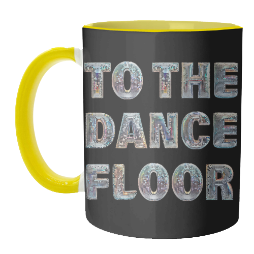 TO THE DANCE FLOOR - unique mug by Ms Doodle