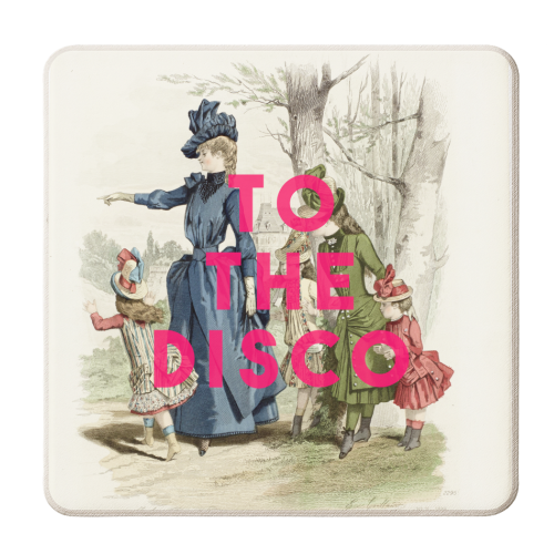 To The Disco - personalised beer coaster by The 13 Prints