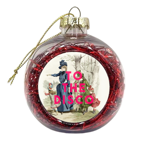 To The Disco - xmas bauble by The 13 Prints
