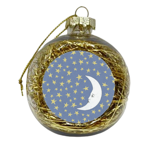 To the Stars to the Moon - xmas bauble by Yazmin Brooks