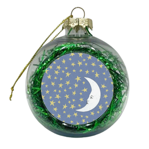 To the Stars to the Moon - xmas bauble by Yazmin Brooks