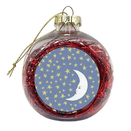 To the Stars to the Moon - xmas bauble by Yazmin Brooks