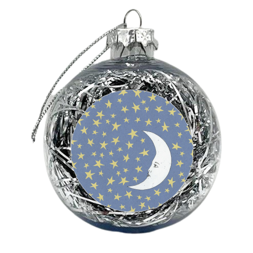 To the Stars to the Moon - xmas bauble by Yazmin Brooks