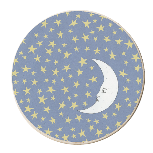 To the Stars to the Moon - personalised beer coaster by Yazmin Brooks