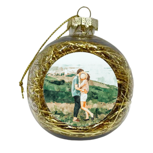 Togetherness - xmas bauble by Uma Prabhakar Gokhale