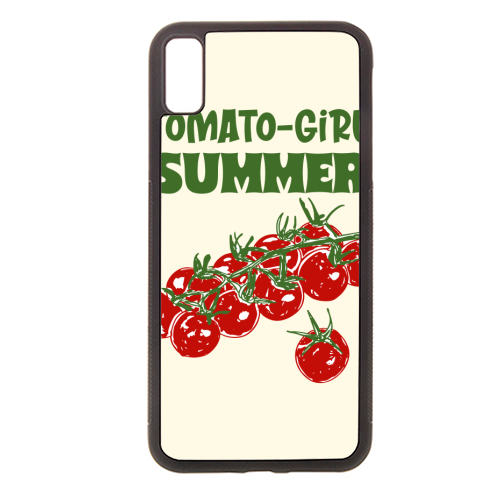 Tomato Girl Summer Aesthetic Illustration - stylish phone case by EZbie