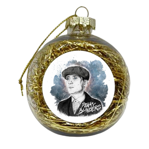 Peaky T - xmas bauble by Daniel Cash