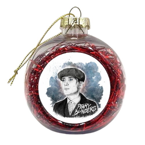 Peaky T - xmas bauble by Daniel Cash