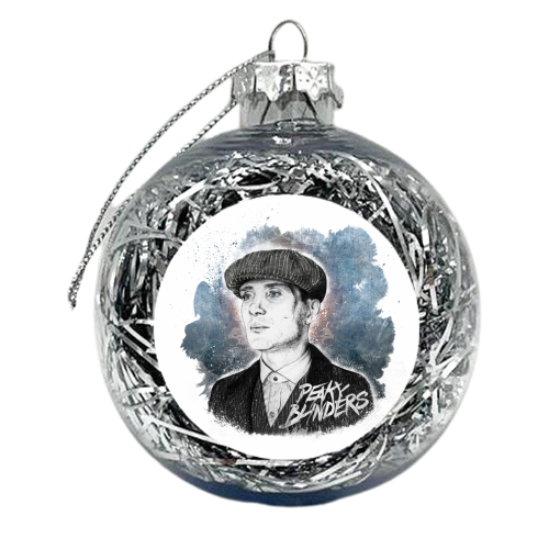 Peaky T - xmas bauble by Daniel Cash