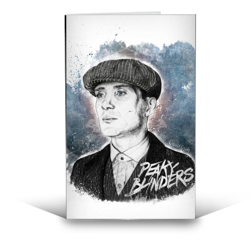 Peaky T - funny greeting card by Daniel Cash