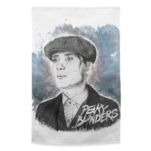 Peaky T - funny tea towel by Daniel Cash