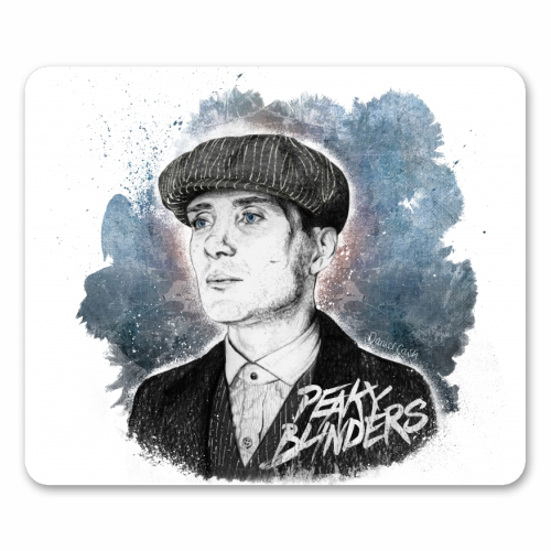 Peaky T - mouse mat by Daniel Cash