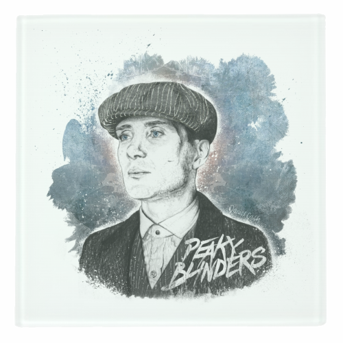 Peaky T - personalised beer coaster by Daniel Cash