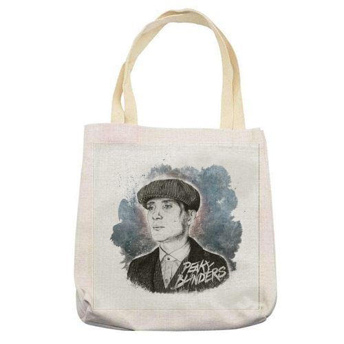 Peaky T - printed canvas tote bag by Daniel Cash