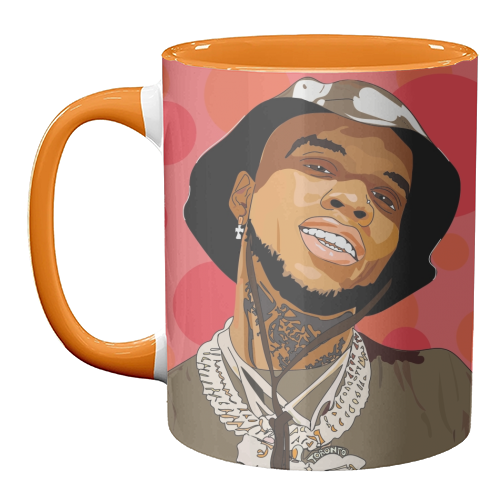 Tory Lanez - unique mug by Catherine Critchley.