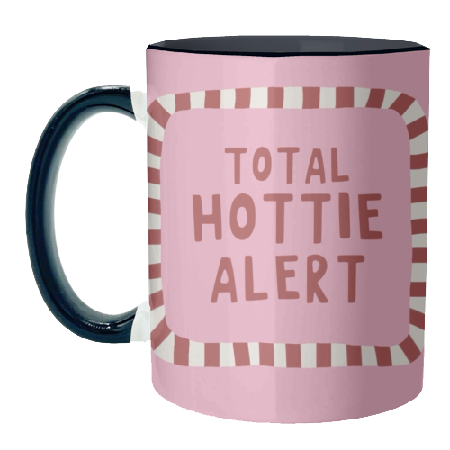 Total Hottie Alert - unique mug by Giddy Kipper
