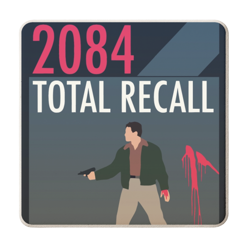 Total Recall - personalised beer coaster by Danny Welch