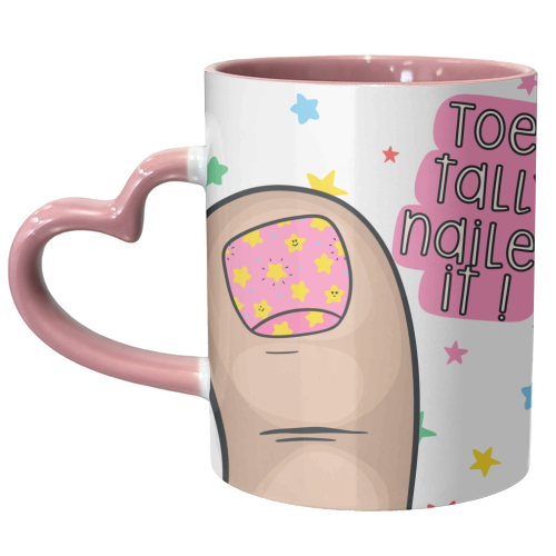 Totally Nailed It Fun Well Done Card - unique mug by Lisa Wardle