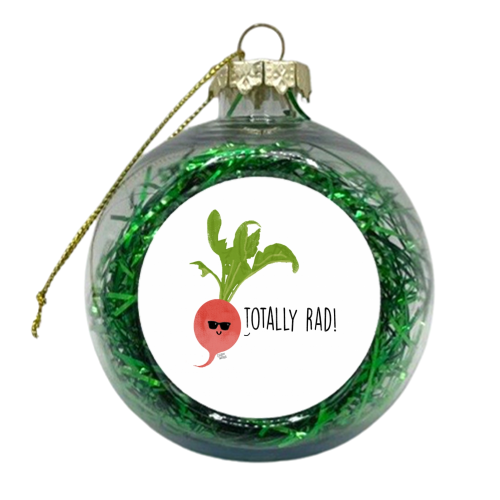 Totally Rad! - xmas bauble by Leeann Walker
