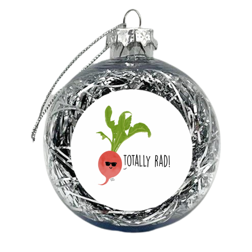 Totally Rad! - xmas bauble by Leeann Walker