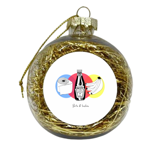 Tote bag - xmas bauble by Liam Fuller