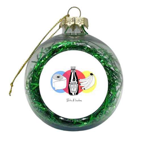 Tote bag - xmas bauble by Liam Fuller