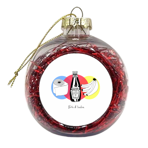Tote bag - xmas bauble by Liam Fuller