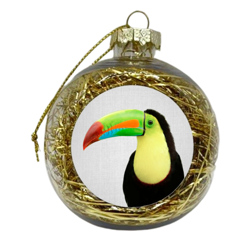Toucan Bird - Colorful - xmas bauble by Gal Design