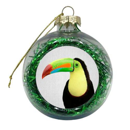 Toucan Bird - Colorful - xmas bauble by Gal Design