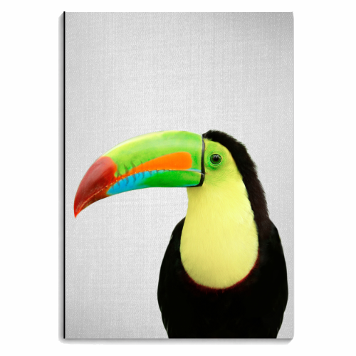 Toucan Bird - Colorful - personalised A4, A5, A6 notebook by Gal Design