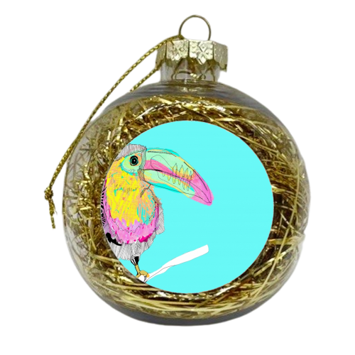 Toucan - xmas bauble by Casey Rogers