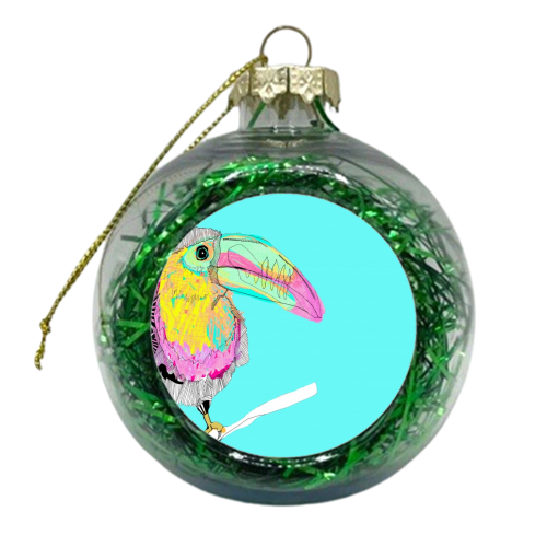 Toucan - xmas bauble by Casey Rogers