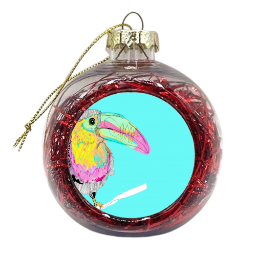 Toucan - xmas bauble by Casey Rogers