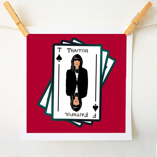 Traitor or Faithful - A1 - A4 art print by Bite Your Granny