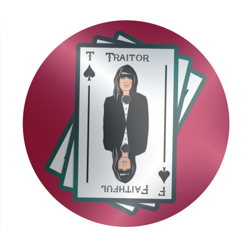 Traitor or Faithful - Circle Sticker by Bite Your Granny