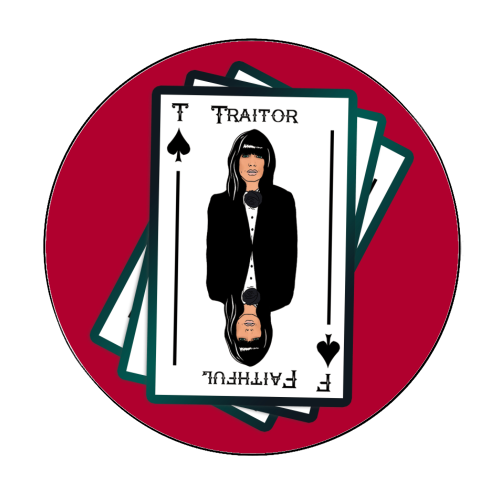 Traitor or Faithful - Circle Sticker by Bite Your Granny