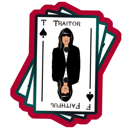 Traitor or Faithful - Die Cut Sticker by Bite Your Granny