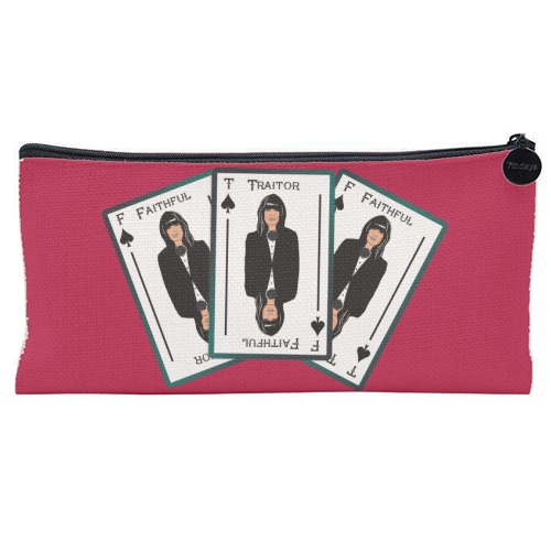 Traitor or Faithful - flat pencil case by Bite Your Granny