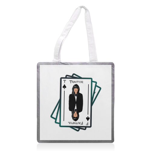 Traitor or Faithful - printed canvas tote bag by Bite Your Granny