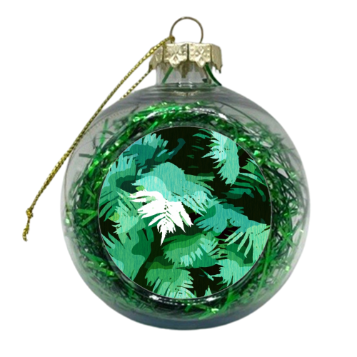 Tranquil Forest - xmas bauble by Uma Prabhakar Gokhale