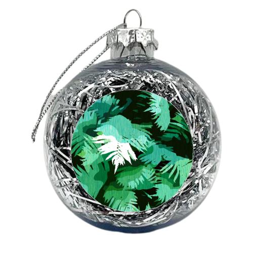 Tranquil Forest - xmas bauble by Uma Prabhakar Gokhale